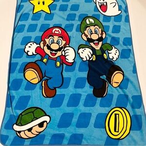 2013 Nintendo Super Mario Kids Blanket 60" x 45"